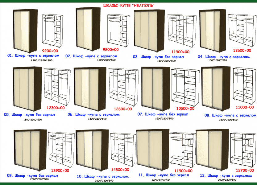 шкаф-купе неаполь в Чите