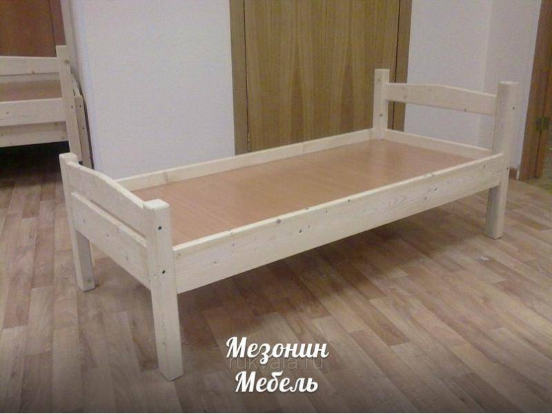 кровать детская из массива мезонин эко в Чите