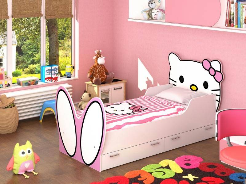 кроватка hello kitty в Чите