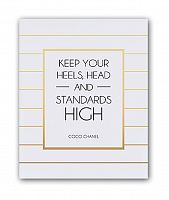 постер keep your heels а3 в Чите