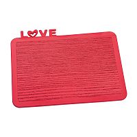 разделочная доска happy board love, красная в Чите