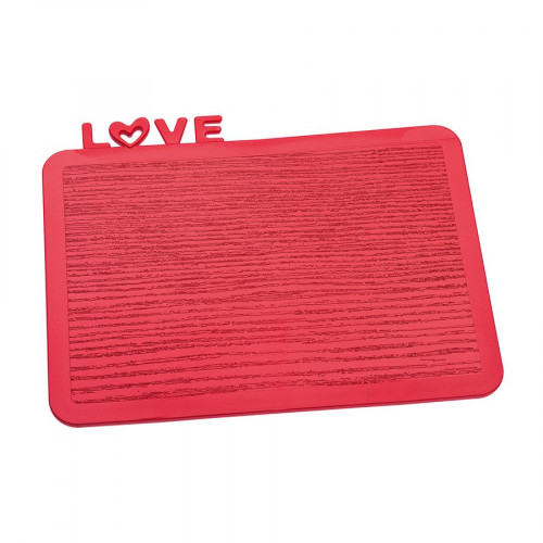 разделочная доска happy board love, красная в Чите