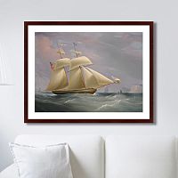 картина: the topsail schooner, 1838г. в Чите