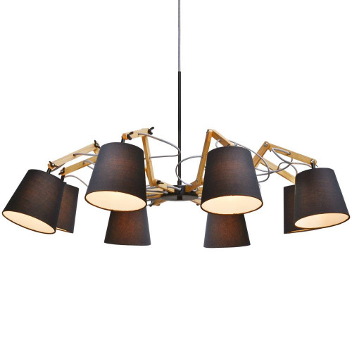 подвесная люстра arte lamp pinoccio a5700lm-8bk в Чите