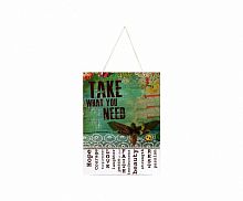 предмет декора доска желаний take what you need mint в Чите