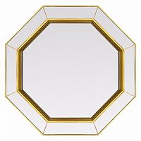 зеркало золотое венецианское восьмиугольное espresso gold в Чите