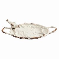 декоративное блюдо pewter dish серое в Чите