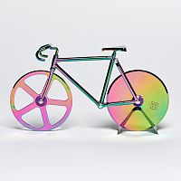 нож для пиццы из нержавеющей стали the fixie, радужный в Чите