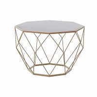 стол gold geometria золотой, черный в Чите