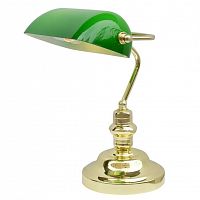 настольная лампа arte lamp banker a2491lt-1go в Чите