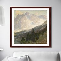 картина: high sierra, mountain scene, 1905г. в Чите