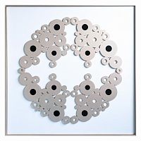 панно-картина на стену oval white в Чите