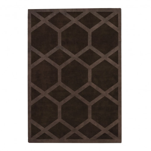 ковер ashton cocoa coffe 200x290 коричневый в Чите