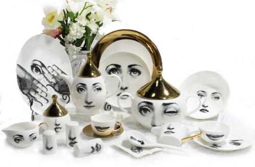 столовый сервиз пьеро форназетти golden faces в Чите