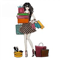 декоративное настенное панно shopogolic girl в Чите