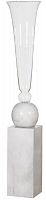 ваза напольная crystal circle white big в Чите