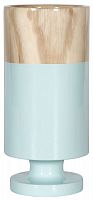 ваза настольная rustic chic tube wood blue в Чите