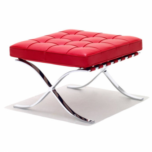 оттоманка barcelona кожа класса премиум красная в Чите