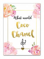 постер coco chanel а3 в Чите