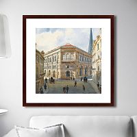 картина: view of the riga stock exchange, 1880г. в Чите