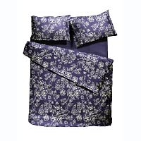 комплект постельного белья decoflux сатин 2 семейный peony indigo в Чите