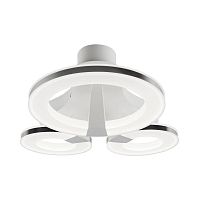 потолочный светодиодный светильник idlamp jenevra 397/3pf-ledwhitechrome в Чите