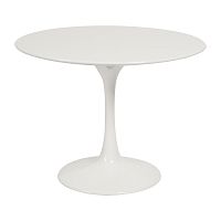 стол журнальный eero saarinen style tulip table белый в Чите