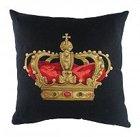 подушка с картинкой короны king crown black в Чите