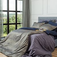 комплект постельного белья decoflux сатин семейный twist dark в Чите