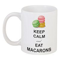 кружка с рисунком macarons в Чите