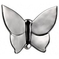 декоративная бабочка butterfly (серебряная) h12 (10*12*5) в Чите
