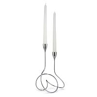 подсвечник металлический на 2 свечи loop, 28 см в Чите