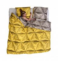 постельное белье оригами желтый (200*220) в Чите