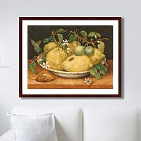 картина: still life with bowl of citrons, 1654г. в Чите