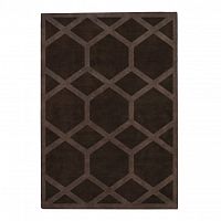 ковер ashton cocoa coffe 120x170 коричневый в Чите