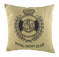 подушка с гербом королевского royal yacht club в Чите