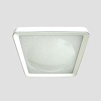 потолочный светодиодный светильник ambrella light orbital crystal sand fs1216 wh/wh 72w+29w d500*500 в Чите