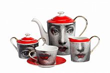 чайный сервиз faces пьеро форназетти red в Чите