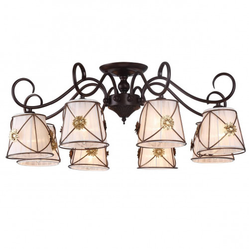 потолочная люстра arte lamp 72 a5495pl-8br в Чите