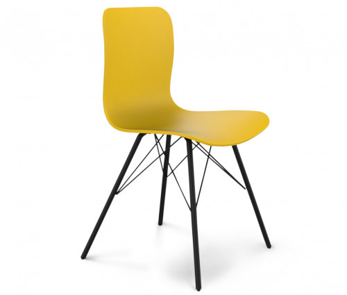 стул dsr желтый s40 (eames style) в Чите