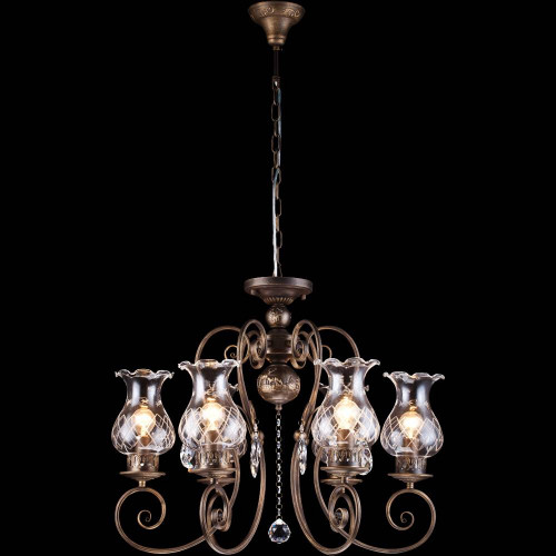 подвесная люстра arte lamp palermo a2053lm-6br в Чите