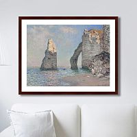 картина: the rock needle and the porte d'aval, 1885г. в Чите