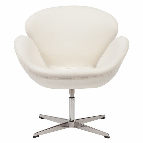 кресло swan chair кремовое в Чите