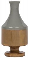 ваза настольная rustic chic grey wood в Чите