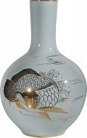 ваза настольная goldfish blue в Чите