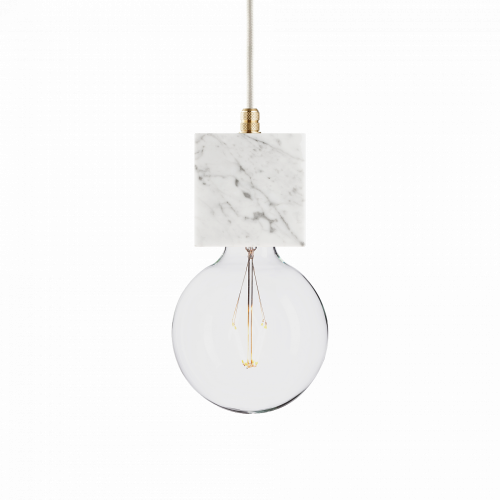 подвесной светильник marmor veldi bianco brass в Чите