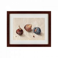 картина: branch of pomegranate with lanternfly and cicada, 1681 в Чите