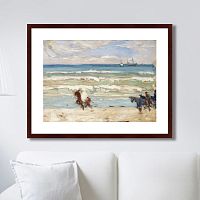 картина: beach scene, tangier, 1906г. в Чите