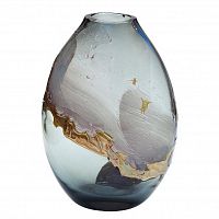 ваза стеклянная цветная 28*13 в Чите