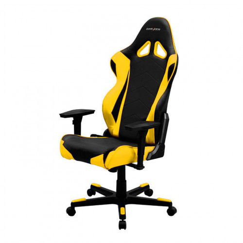 кресло геймерское dxracer racing re0 черно-желтое в Чите